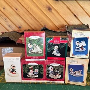Hallmark Frosty Friends Collectible Ornaments Set